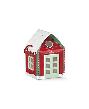 RED LITTLE HOUSE 4.75X4.75X4.5"