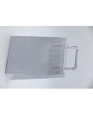 SHOPPER COLORATO PIATTINA BIANCO 18x7x25