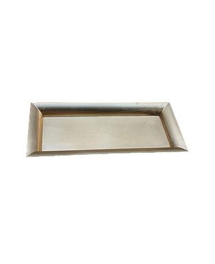 BANDEJA RECTANGULAR PLATEADA