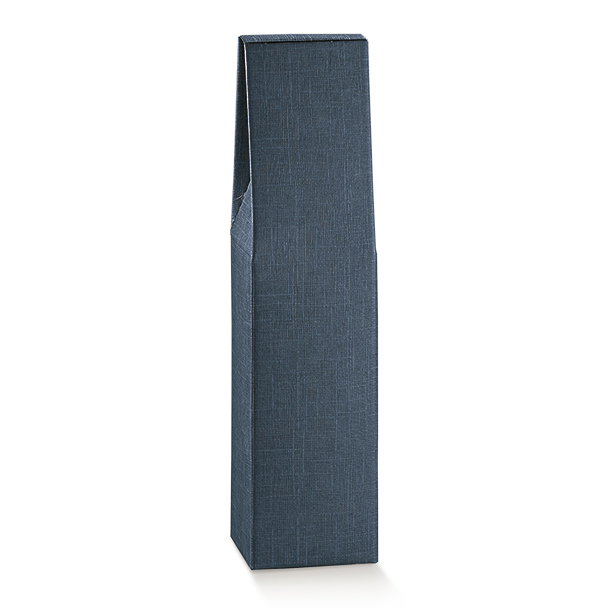SCATOLA 1 BOT JUTA BLUE 3.5x3.5x14.5"