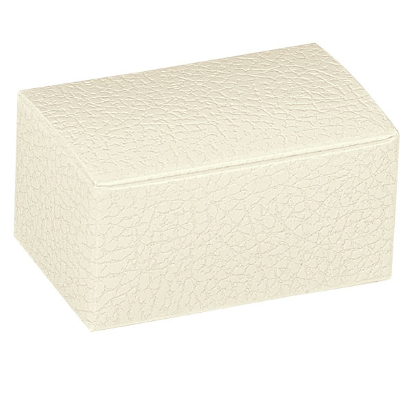 RIVESTITA PELLE BIANCO 4.5X3X2.25"
