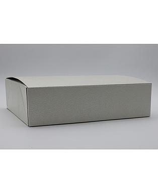 BOITE PELLE BIANCO 300X240X80 mm