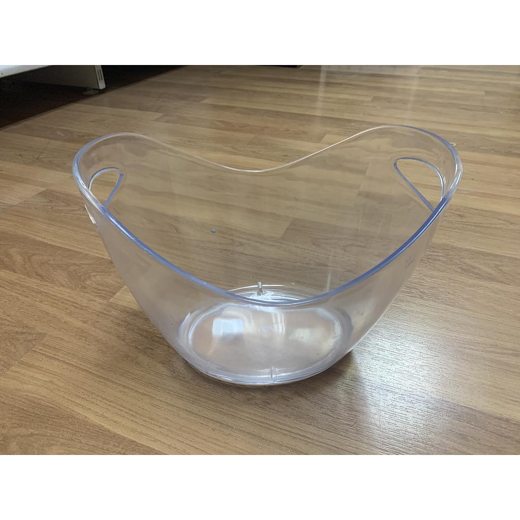 HIELERA PEQ. TRANSPARENTE 27X20X20
