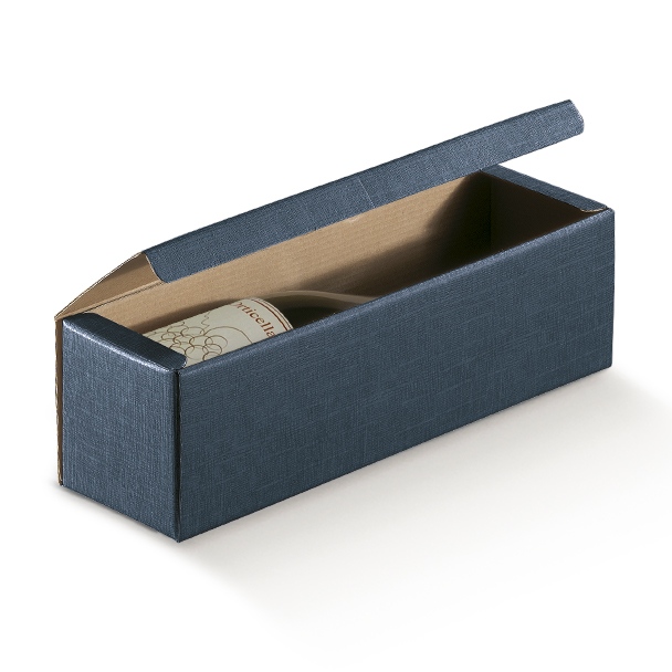 CANTINETTA 1 BOT JUTA BLU 13.5x3.5x3.5"
