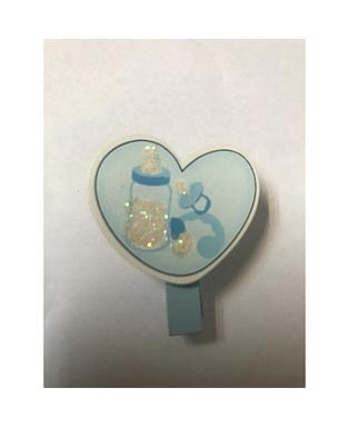 OBJETISTICA PIN CORAZON AZUL BABY