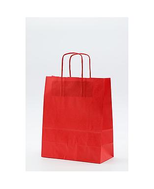 SHOPPER COLORATO FLAT CORDINO RED VERTICAL 21X9X30