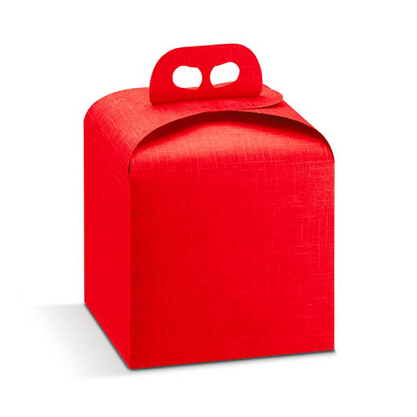 PANETTONE SETA ROSSO 245X245X130