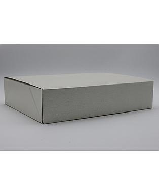 BOITE PELLE BIANCO 350X280X80 mm