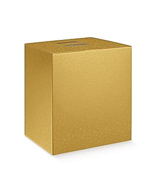 CUBOTTO SFERE ORO 13X10X14"