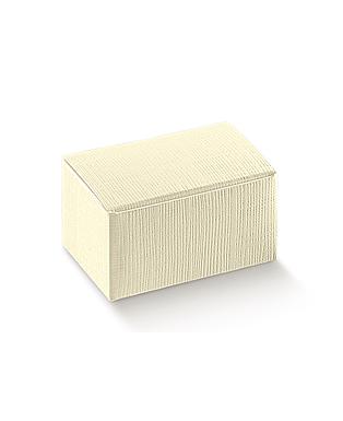 CAJAS SETA AVORIO RIVESTITA 4.5X3X2.25"