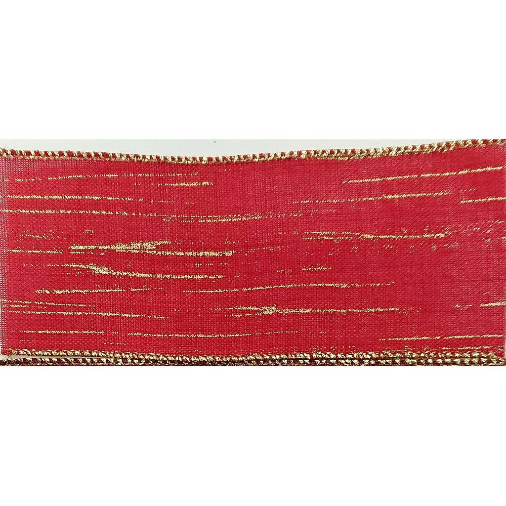 CINTAS tejido ROJA YFK12-0250-G002 25 YARDAS