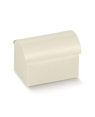 COFANETTO PELLE BIANCO 130x90x95 mm