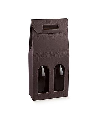 Scatola 2 Bot Skin Coffee 7x3.5x14.5"