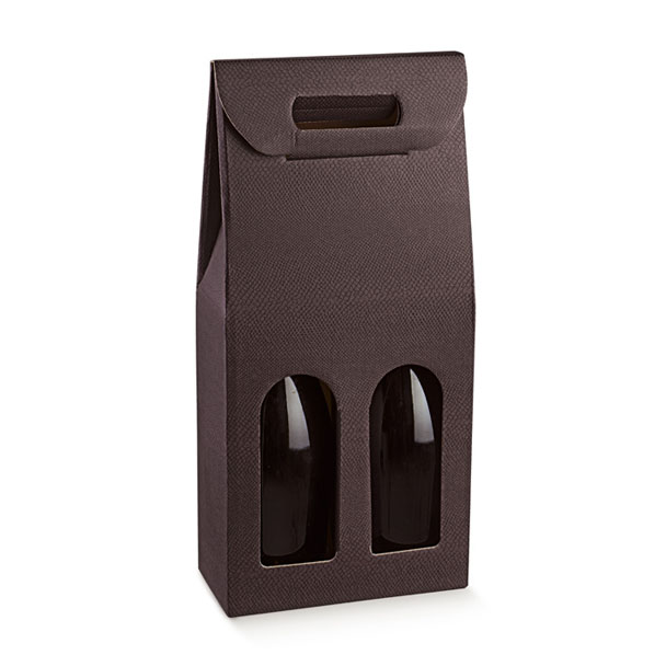 Scatola 2 Bot Skin Coffee 7x3.5x14.5"