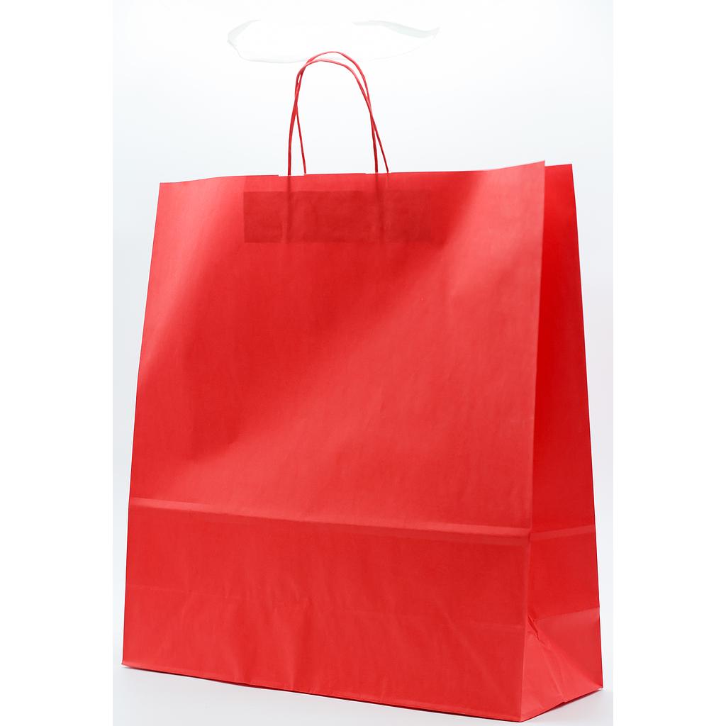SHOPPER COLORATO TWISTED RED 45X15X36