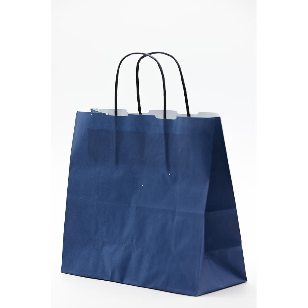SHOPPER COLORATO TWISTED BLUE 26X11X24