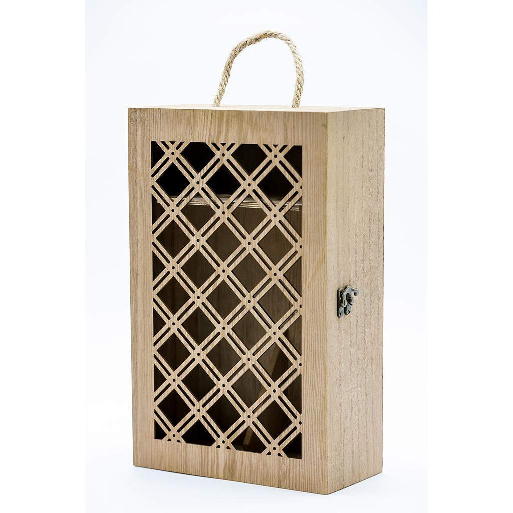 VINERA 2 BOT TROQUELADA MADERA