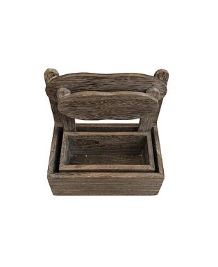 CANASTA MADERA SILLA XX PEQUENA 24x14x25