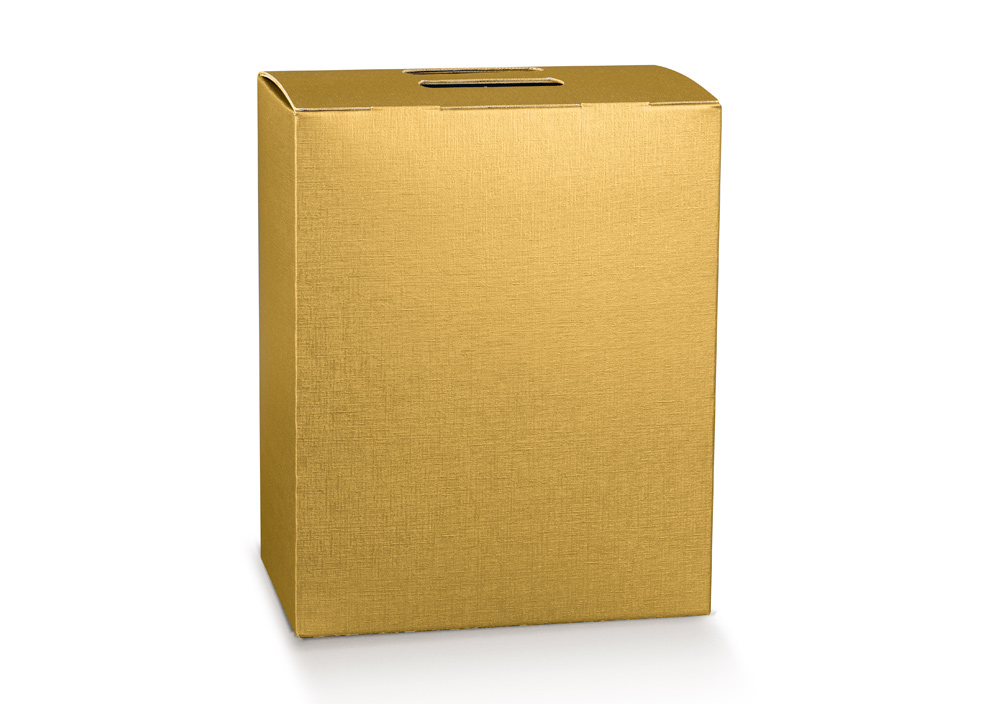 CUBOTTO FIBRA ORO 13x10x14 (330x250x350)