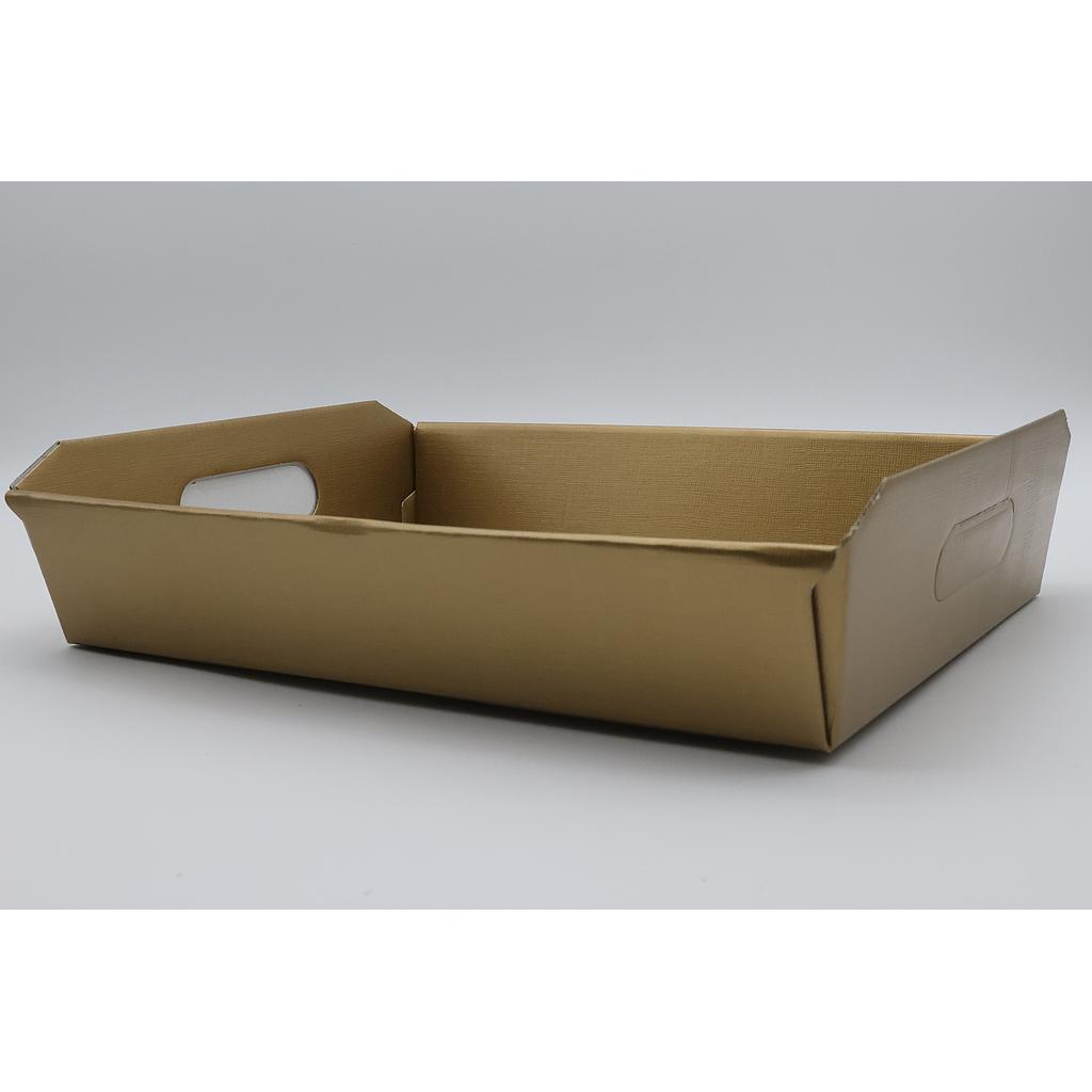 CESTO SETA ORO 350X260X70