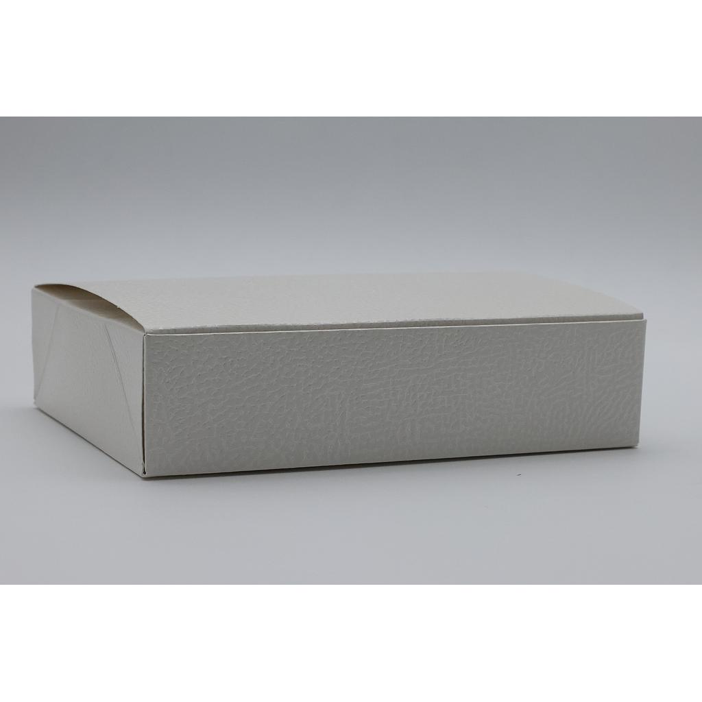 BOITE PELLE BIANCO 200X160X50