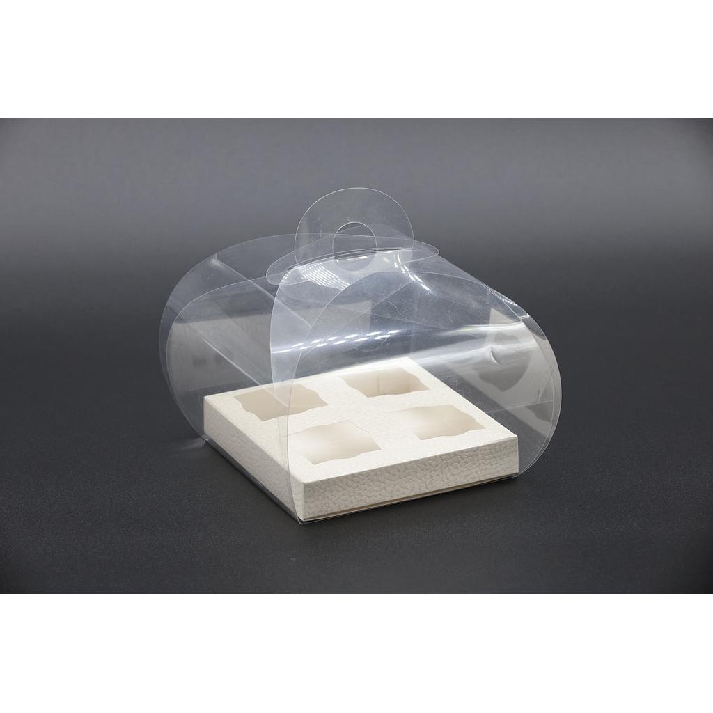 TORTINA TRASPARENTE 4.72x4.72x3.94"