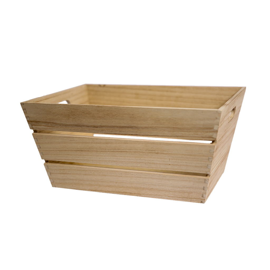 CANASTA MADERA GDE 42X30X20