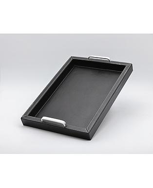 BANDEJA PEQUENA NEGRA 37X24X4