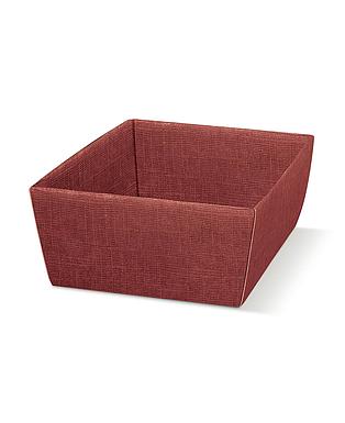VASSOIO SETA BORDEAUX 170X170X80 mm