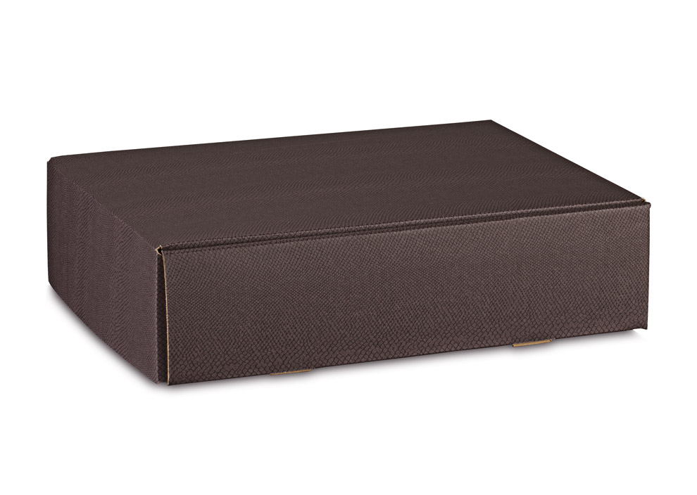 Cantinetta 3 Bot Skin Coffee 13.5x11x3.5"