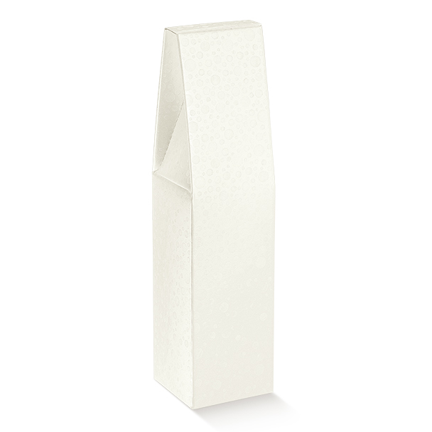 SCATOLA 1 BOT SFERE BIANCO 3.5x3.5x14.5"