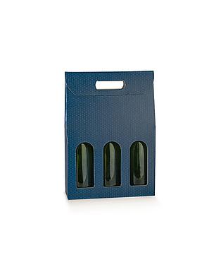 SCATOLA 3 BOT SPOT BLUE 10.5x3.5x14.5"