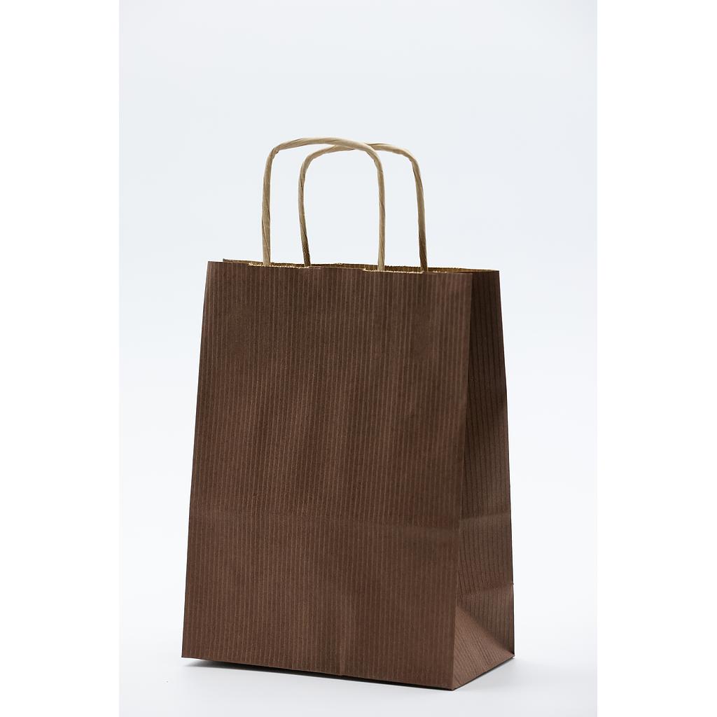 SHOPPER CORDINO MARRONE 16X8X21