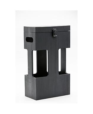 VINERA 2 BOT MADERA NEGRA 8x4.25x14" (20.5x11x35)