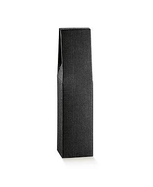 SCATOLA 1 BOT. SETA NERO 3.5x3.5x14.5"