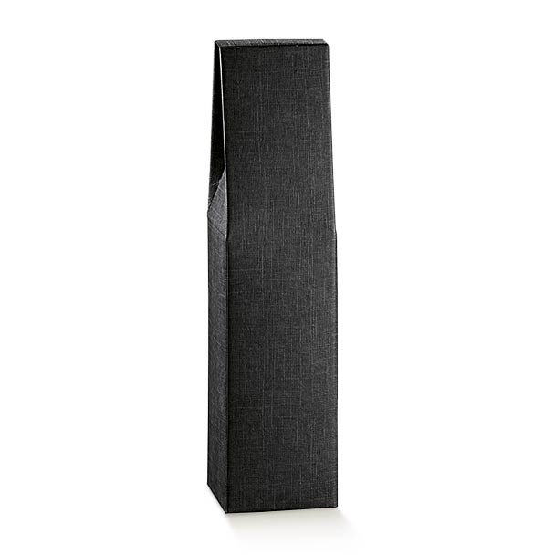 SCATOLA 1 BOT. SETA NERO 3.5x3.5x14.5"