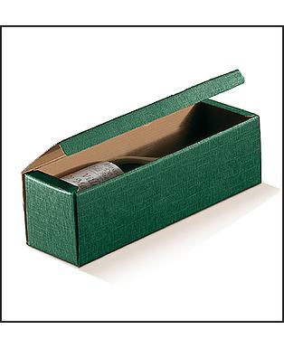 CANTINETTA 1 BOT. SETA VERDE 13.5x3.5x3.5"