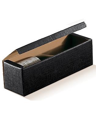 CANTINETTA 1 BOT. SETA NERO 13.5x3.5x3.5"