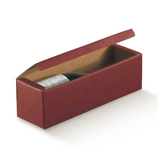 CANTINETTA 1 BOTT. SETA BORDEAUX 13.5x3.5x3.5"