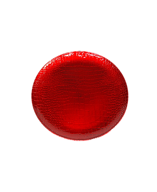 PLATO BASE ROJO