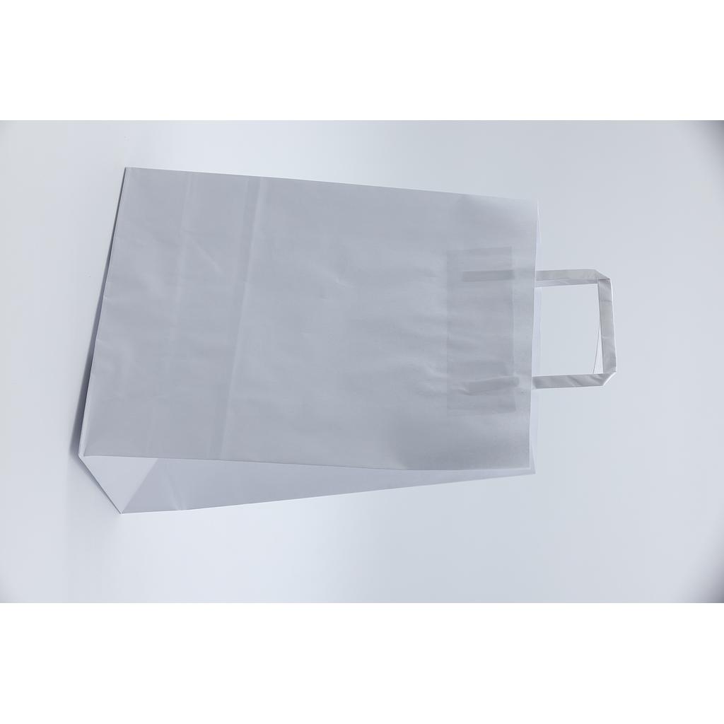 SHOPPER COLORATO PIATTINA BIANCO 27x12x37