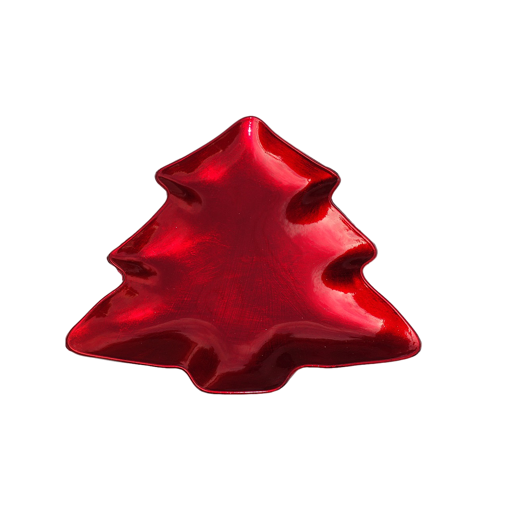 PLATO ARBOL ROJO