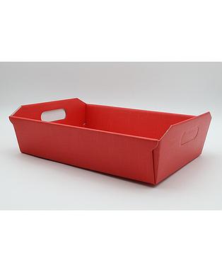CESTO SETA ROSSO 310X220X90
