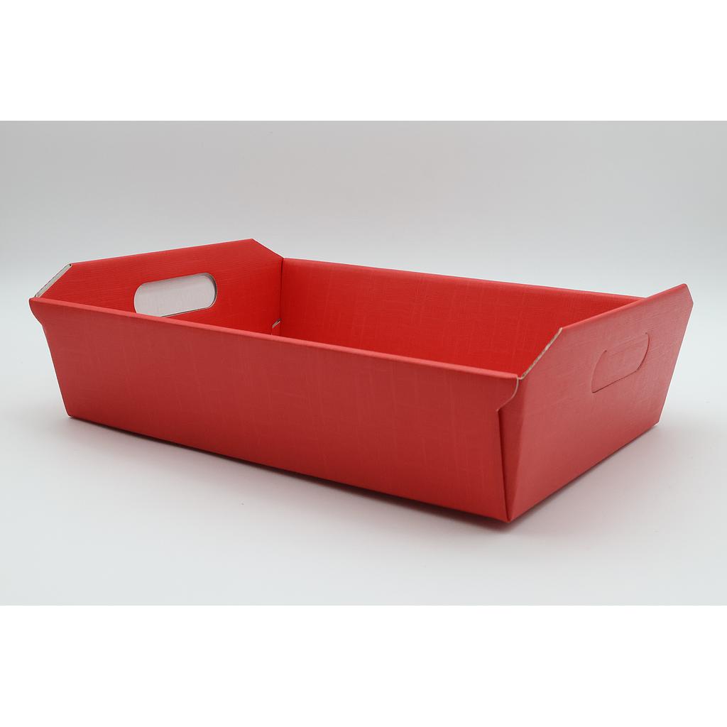 CESTO SETA ROSSO 310X220X90