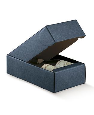 CANTINETTA 2 BOT JUTA BLU 13.5x7.5x3.5"