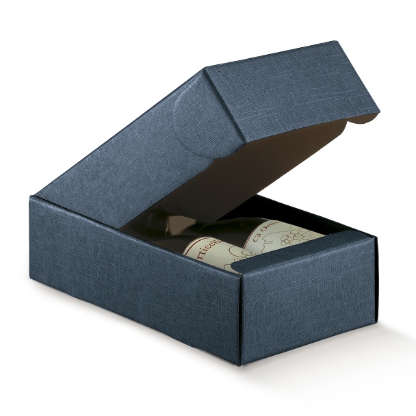 CANTINETTA 2 BOT JUTA BLU 13.5x7.5x3.5"