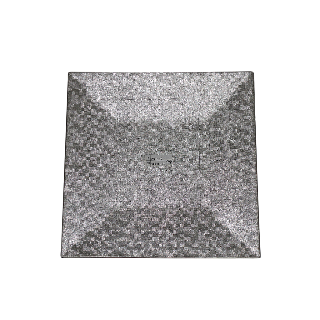 PLATOS SILVER CUADRADO