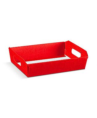 CESTO SETA ROSSO 400X300X120