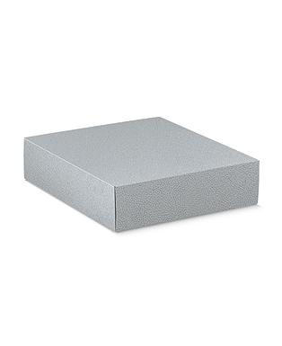 CANTINETTA 4 BOT PELLE GRIGIO 13.5x14.5x3.5"