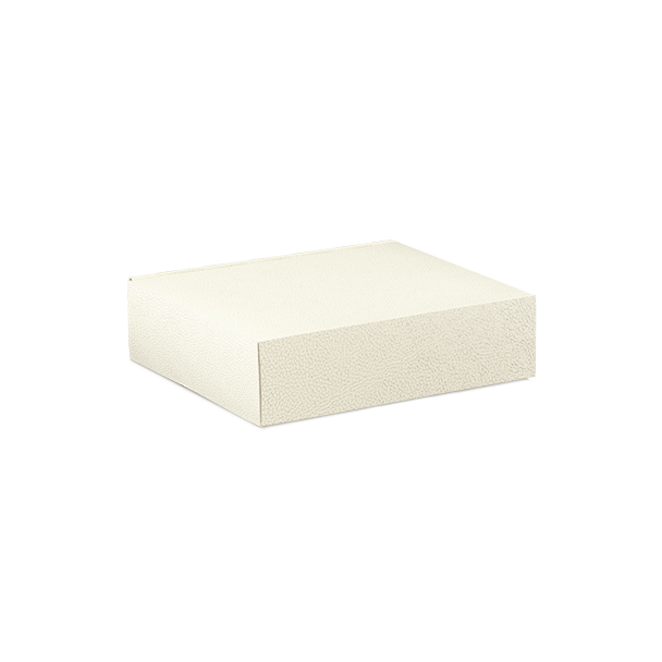 CANTINETTA 3 BOTT. PELLE BIANCO 13.5x11x3.5"